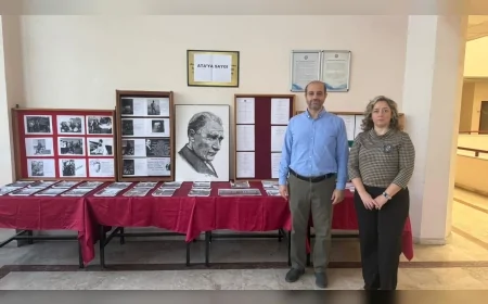 Ege Üniversitesinde “Atatürk’ü Anma” Köşesi Açıldı: Gençler Cumhuriyet’in Kurucu Değerleriyle Buluşuyor