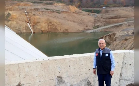 Ordu Korgan Barajı Su Tutmaya Başladı: İlçenin 2070 Yılına Kadar İçme Suyu Güvence Altına Alındı