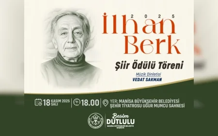Manisa Büyükşehir Belediyesi’nin İlk İlhan Berk Şiir Ödülü’nü Oğulcan Kütük Kazandı