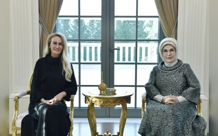 Cumhurbaşkanı Recep Tayyip Erdoğan’ın Eşi Emine Erdoğan: “Bu anlamlı ziyaretin gönül birliğimizi pekiştirmesini temenni ediyorum”