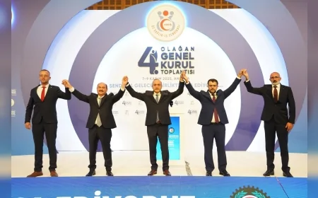 ÖZ SAĞLIK-İŞ 4 OLAĞAN GENEL KURULUNDA SERT: “YENİ NESİL SENDİKAL YAKLAŞIMLA HEM MASADA HEM SAHADA ÇÖZÜM ÜRETİYORUZ” [DETAY HABER]