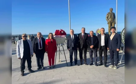 Edremit Heyeti KKTC’nin 42’nci Kuruluş Yıldönümü Törenlerinde Resmi Ziyaretler ve Anma Programlarına Katıldı