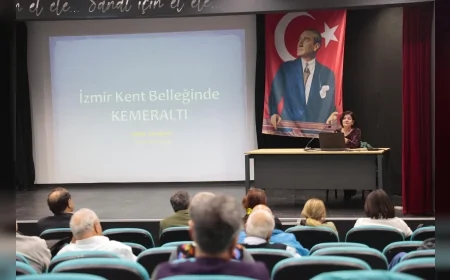 Kültürel Miras Söyleşileri’nde Prof. Dr. Melek Göregenli Kemeraltı’nın İzmir kent kimliğindeki belirleyici rolünü anlattı