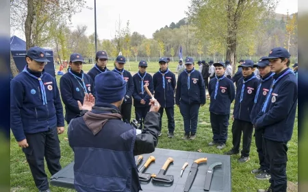 Ankara Büyükşehir Belediyesi Pursaklar Karaköy Mesire Alanı’nda Düzenlediği İzcilik Kampında 200 Genci Bir Hafta Boyunca Doğa ve Eğitimle Buluşturdu