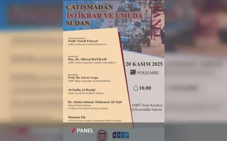 ASBÜ’de Düzenlenecek “Çatışmadan İstikrara ve Umuda Sudan” Paneli Sudan’ın Siyasi ve Sosyal Dönüşüm Sürecini Akademik Çerçevede Ele Alacak