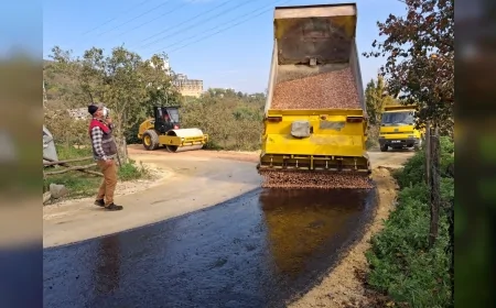 Ordu Büyükşehir Belediyesi Fatsa Kurtuluş Mahallesi’nde Tamamlanan Asfalt Çalışmasıyla Ulaşım Konforunu Artırdı
