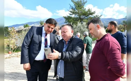 Muğla Büyükşehir Belediyesi Ölüdeniz Yol Projesi’nin 2 ve 4’üncü Etaplarında Çalışmaları Hızlandırıyor