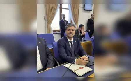 AK Parti Kırşehir Milletvekili Necmettin Erkan: “Orta Koridor ve Kalkınma Yolu ile Türkiye’yi Küresel Lojistik Güç Hâline Getiriyoruz”