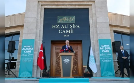 TBMM Başkanı Numan Kurtulmuş’un Katılımıyla Hz. Ali Şifâ Cami ve Külliyesi Aksaray’da Hizmete Açıldı