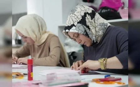 Düzce Belediyesi BELMEK Atölyeleri Aziziye Ana Binası’nda Geniş Katılımla Geleneksel ve Modern El Sanatlarını Buluşturuyor
