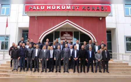 Elazığ TSO Başkanı İdris Alan’ın Palu Ziyaretinde İlçe Halkından Yoğun İlgi ve Coşkulu Karşılama