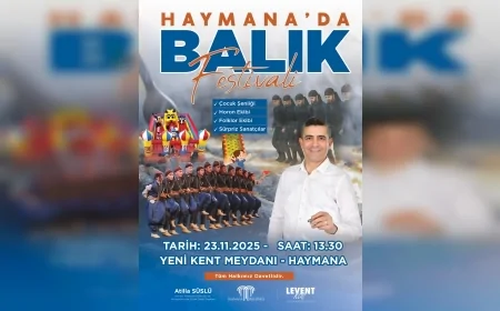 Haymana Balık Festivali 23 Kasım’da Yeni Kent Meydanı’nda Lezzet ve Eğlenceyi Bir Araya Getirecek