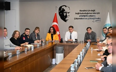 Manisa Büyükşehir Belediyesi İş Sağlığı ve Güvenliği Kurulunda 17 İlçedeki Hizmet Binaları İçin Yeni Önlemler Görüşüldü