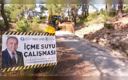 Manavgat Hocalı Mahallesi’nde Başlatılan İçme Suyu Hattı Çalışması 1500 Metrelik Yeni Altyapıyla Sorunları Kökten Çözmeyi Hedefliyor