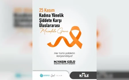 Başiskele Belediye Başkanı Mehmet Yasin Özlü: “Kadına yönelik şiddet insan onuruna yönelmiş ağır bir ihlaldir”