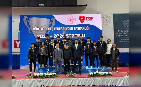 Çorum Belediyespor Serbest Güreş Yıldızlar Ligi’nde Ankara’daki Müsabakalardan Üçüncülükle Döndü