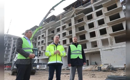 Sivas Eski Sanayi Bölgesi 2. Etap Konut Projesinde 252 Konut ve 53 Dükkân İçin İnşaat Çalışmaları Hızla İlerliyor