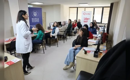 Bursa’da Başlatılan Elde Üret Evden Sat Projesi Kadınların Dijital Satış ve Üretim Kapasitesini Güçlendiriyor