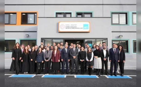 Millî Eğitim Bakanı Yusuf Tekin İstanbul Havalimanı Mesleki ve Teknik Anadolu Lisesinde Havacılık Projelerini İnceledi ve Öğrencilerle Bir Araya Geldi