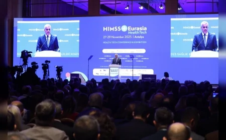 Sağlık Bakanı Kemal Memişoğlu HIMSS Eurasia 2025’te: “Dijital hastane olgunluğunu Seviye 7 ile dokuz merkeze taşıdık”