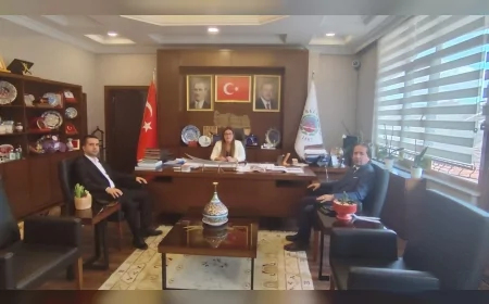 Simav Belediye Başkanı Kübra Tekel Aktul’a Yapılan Ziyarette İlçe Çalışmaları ve 24 Kasım Programları Üzerine Değerlendirmeler Yapıldı