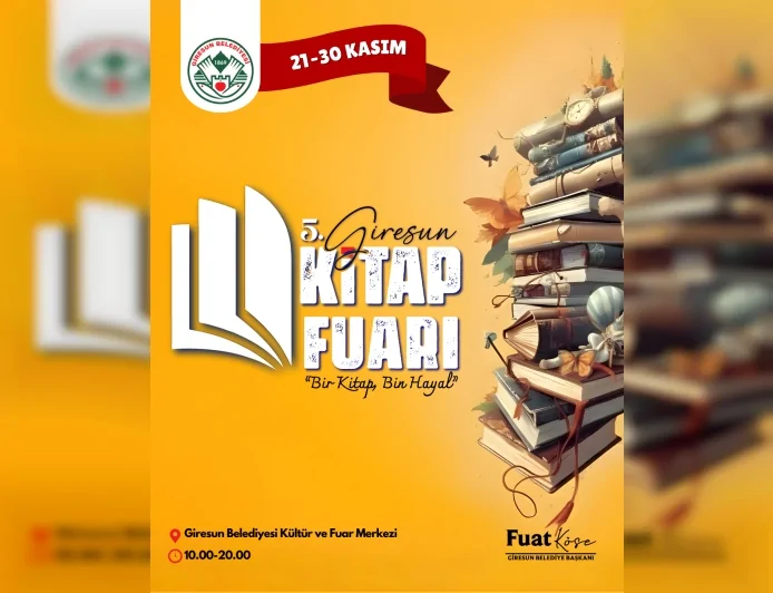 Giresun Belediyesi 5. Kitap Fuarı İçin Hazırlıklarını Sürdürüyor: 21–30 Kasım’da Kültür Şöleni Başlıyor