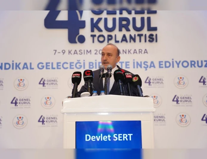 Öz Sağlık-İş Sendikası Genel Başkanı Devlet Sert: “Emeğin hikâyesini Öz Sağlık-İş ile yazmaktan vazgeçmeyenler kazandı”