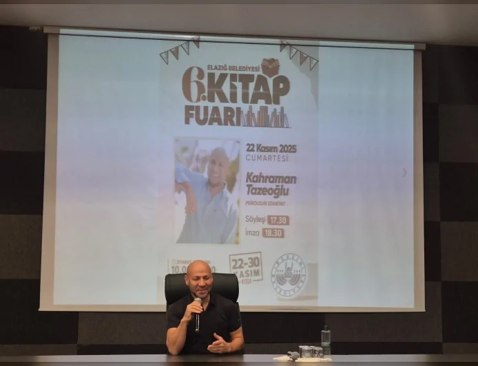 Elazığ 6 Kitap Fuarı Usta Yazarların Söyleşi ve İmza Programlarıyla Okurlara Kültürel Buluşma Sunuyor