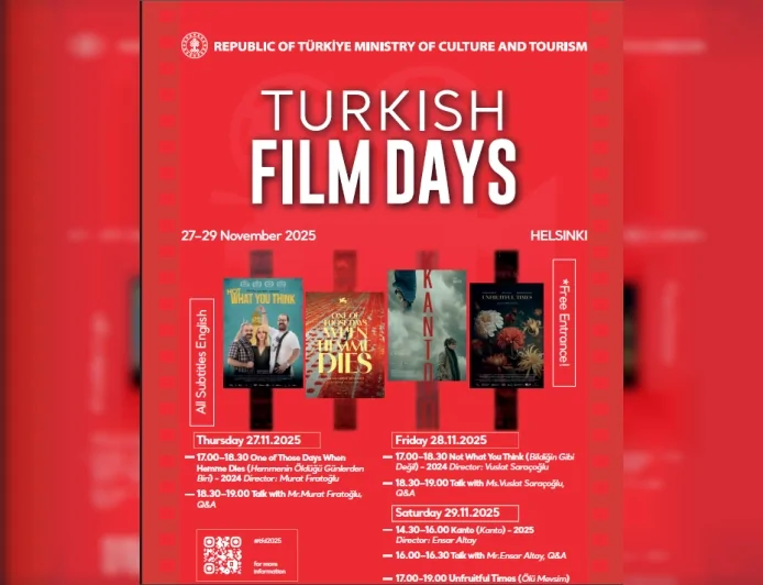 Helsinki’de Düzenlenecek 6 Türk Film Günleri Çağdaş Türk Sinemasının Ödüllü Yapımlarını İzleyiciyle Buluşturacak