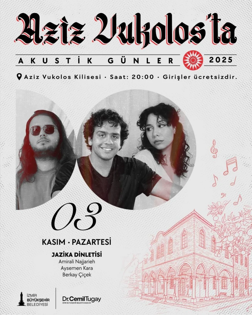 Aziz Vukolos Kilisesi’nde “Akustik Günler” Başlıyor: Kasım ve Aralık Ayları Boyunca Ücretsiz Konserler