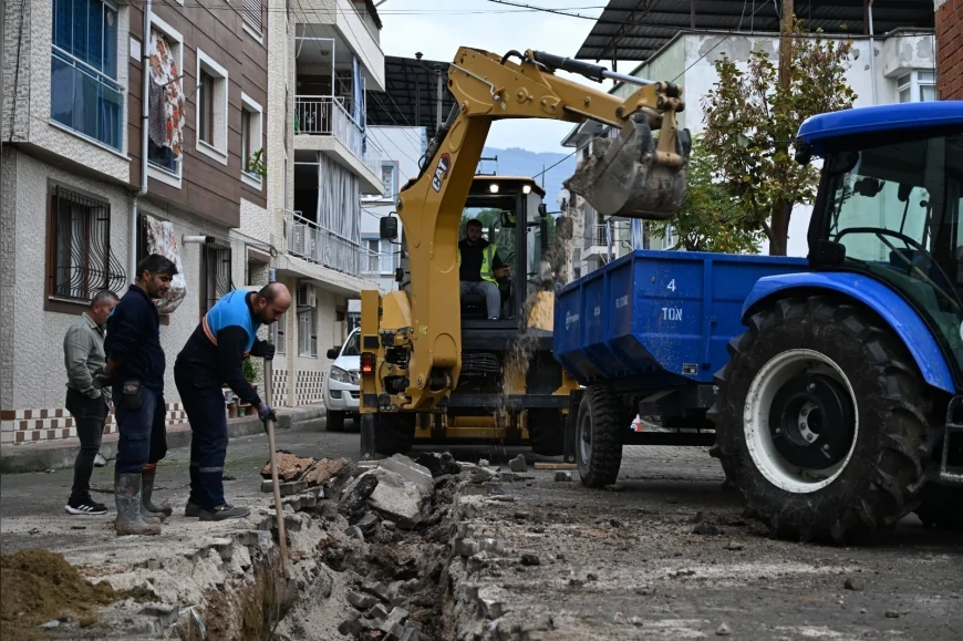 Yunusemre Barbaros Mahallesi’nde Yağmur Suyu Altyapısı Güçleniyor: MASKİ Su Baskınlarını Önlemek İçin Sahada