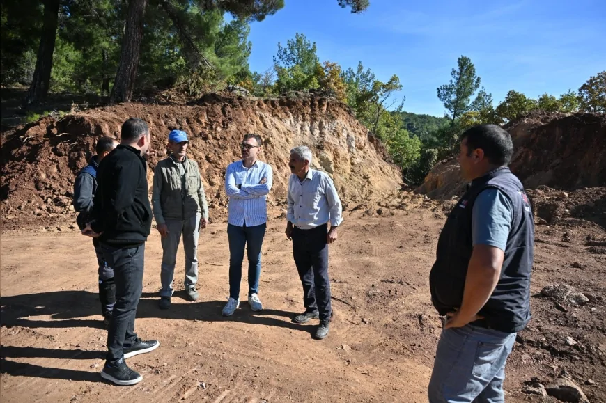 Manisa Büyükşehir Belediyesi Gördes Malaz Mahallesi’ne 35 Bin Metreküplük Tarımsal Sulama Göleti Kazandırdı