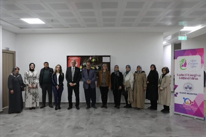 Elazığ Belediyesi ve TÜBİTAK İş Birliğiyle “Kadın Emeğinin Gücü” Projesi: Boncuklu İğne Oyası Kadim Miras Olarak Geleceğe Taşınıyor