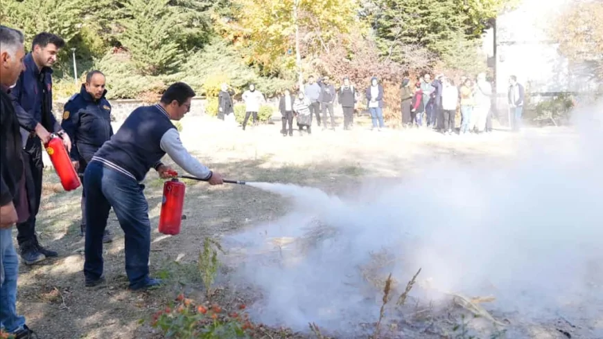 Elazığ Belediyesi İtfaiye Müdürlüğü’nden Özel Gereksinimli Çocuklara Yangın Güvenliği Eğitimi