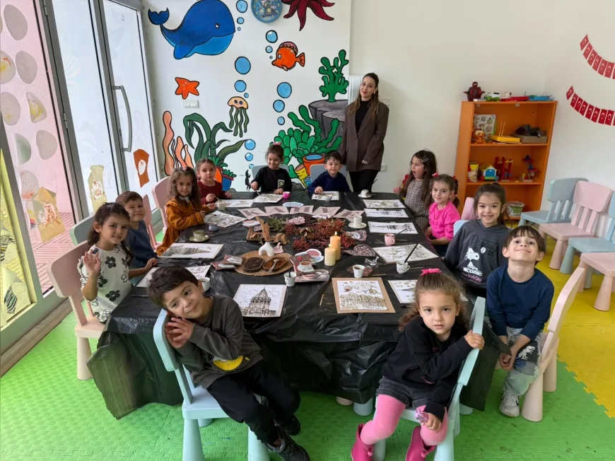 Yalova Belediyesi’nden Miniklere “Kahve Kokulu Resimler” Atölyesiyle Sanat Dolu Bir Gün