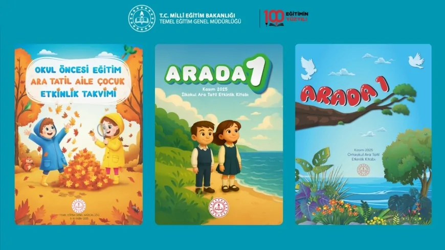 Milli Eğitim Bakanlığından Ara Tatil İçin Eğlenceli ve Öğretici Etkinlik Kitapları