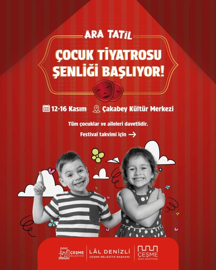 Çeşme Belediyesinden Miniklere Tiyatro Dolu Ara Tatil: “Sanatla Büyüyen Çocuklar, Umutla Büyüyen Bir Çeşme Demektir”