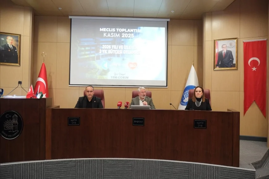 Çorum Belediyesi’nden 7 Milyar 980 Bin TL’lik 2026 Bütçesi: Başkan Aşgın “Ayakları yere basan, hizmet ve yatırım odaklı bir bütçe hazırladık”