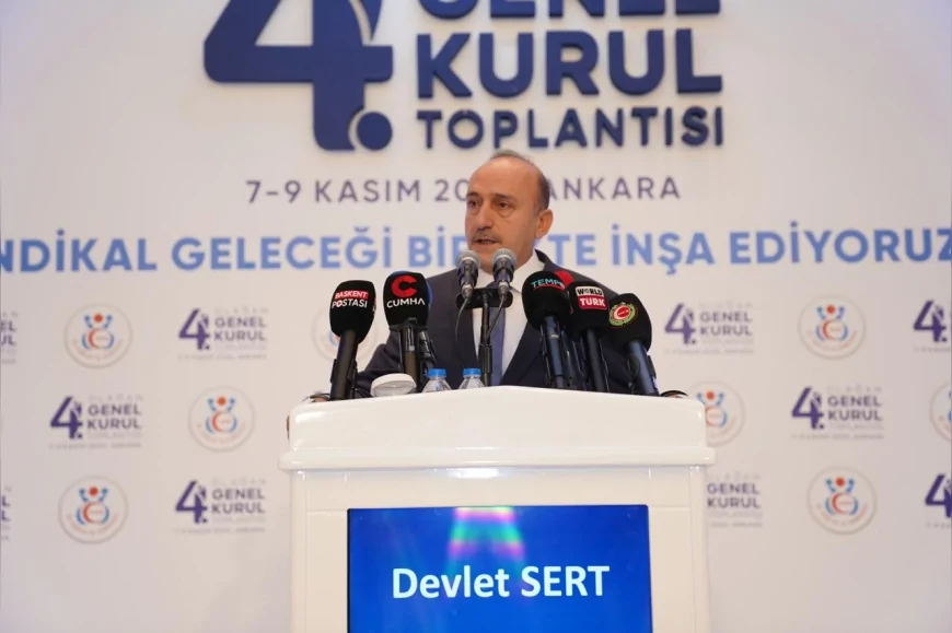 Öz Sağlık-İş Sendikası Genel Başkanı Devlet Sert: “Emeğin hikâyesini Öz Sağlık-İş ile yazmaktan vazgeçmeyenler kazandı”