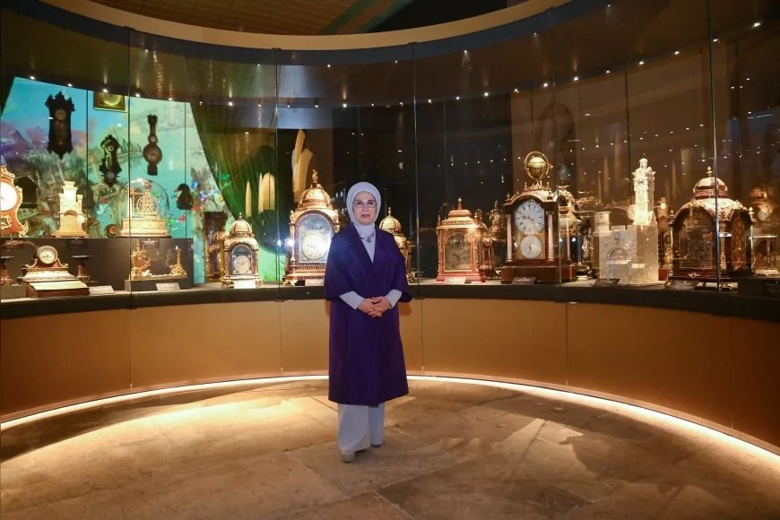 Emine Erdoğan: “Topkapı Sarayı’nda Zaman ve Sanat Müzesi’nin düşünceye, sanata ve tarihe ilham olmasını diliyorum”
