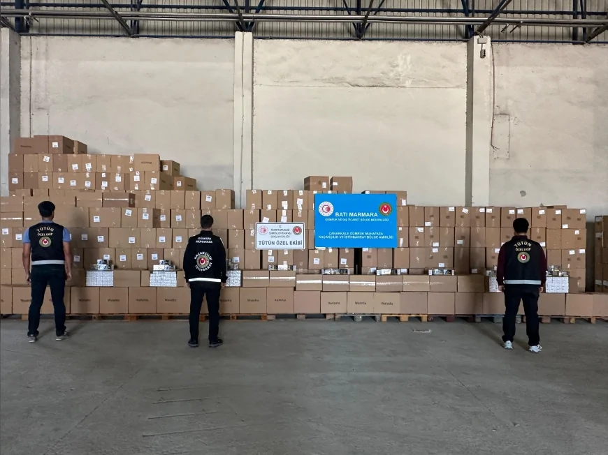 Ticaret Bakanlığı Gümrükler Muhafaza Ekipleri 8 İlde Düzenlenen Operasyonlarda 274 Milyon TL Değerinde 51 Milyon Makaron Ele Geçirdi
