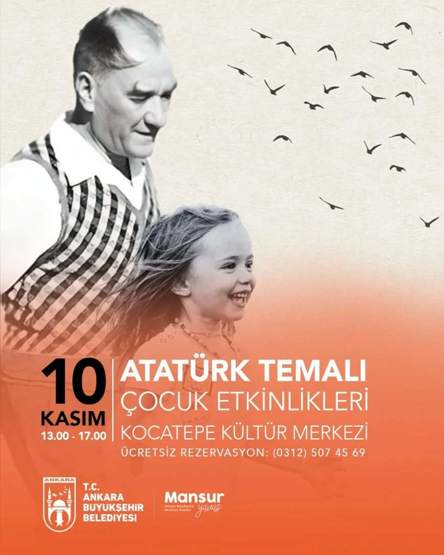 Ankara Büyükşehir Belediyesi: “Atamızı Minnetle Anıyor, Cumhuriyet Değerlerini Yaşatıyoruz”