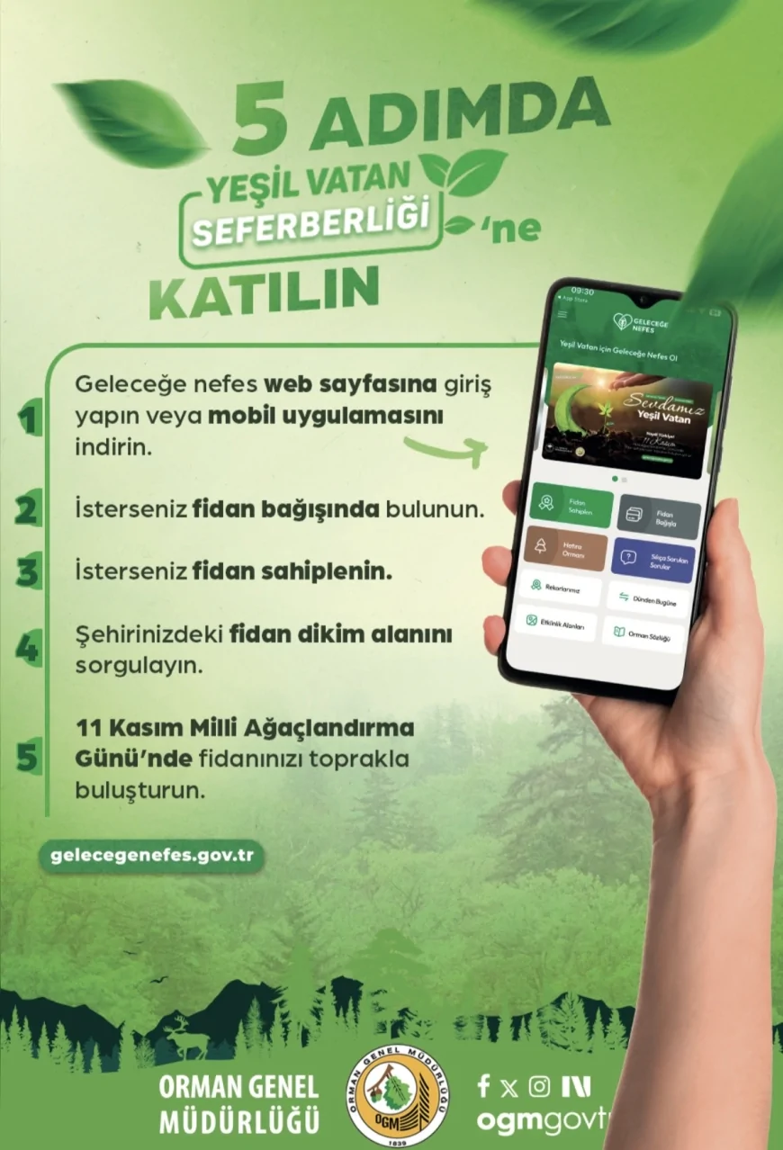 Giresun Orman Bölge Müdürü Ahmet Ulukan: “Beş Adımda Bir Fidan Sahiplenin, Biz Sizin Adınıza Toprakla Buluşturalım”