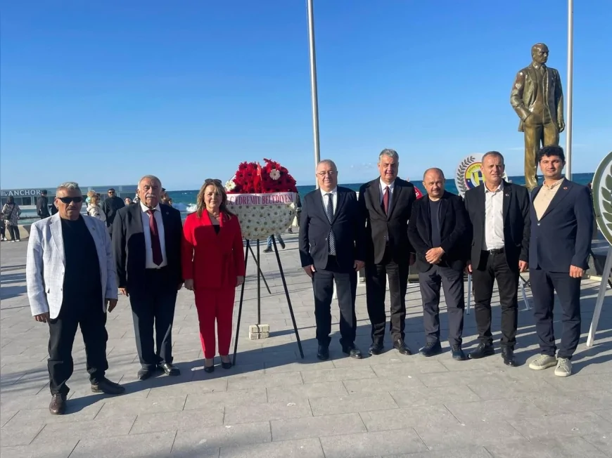 Edremit Heyeti KKTC’nin 42’nci Kuruluş Yıldönümü Törenlerinde Resmi Ziyaretler ve Anma Programlarına Katıldı