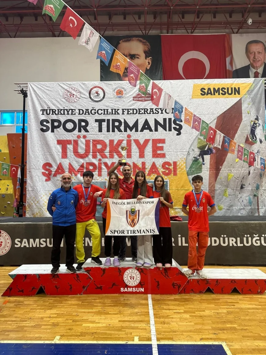 İnegöl Belediye Spor Kulübü Sporcuları Samsun’daki Şampiyonada Çifte Birincilik ve Milli Takım Başarısıyla Dönüş Yaptı