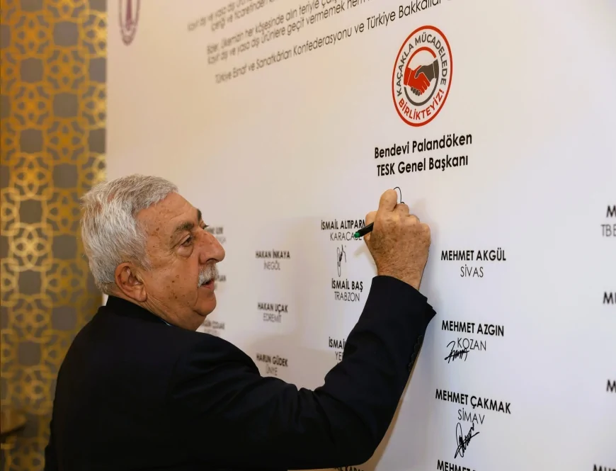 TESK Genel Başkanı Bendevi Palandöken: “Kaçak tütün 120 milyar lira vergi kaybettiriyor ve esnafı ağır rekabete zorluyor”