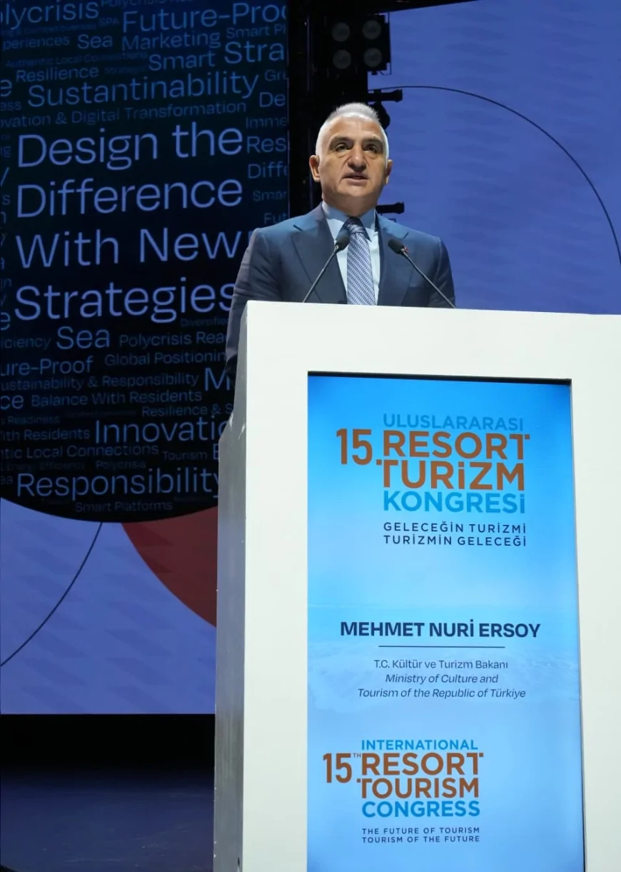 Kültür ve Turizm Bakanı Mehmet Nuri Ersoy: “Krizleri aşan Türkiye turizmi yeni stratejilerle 2025’te tarihi zirve hedefini yakalayacak”