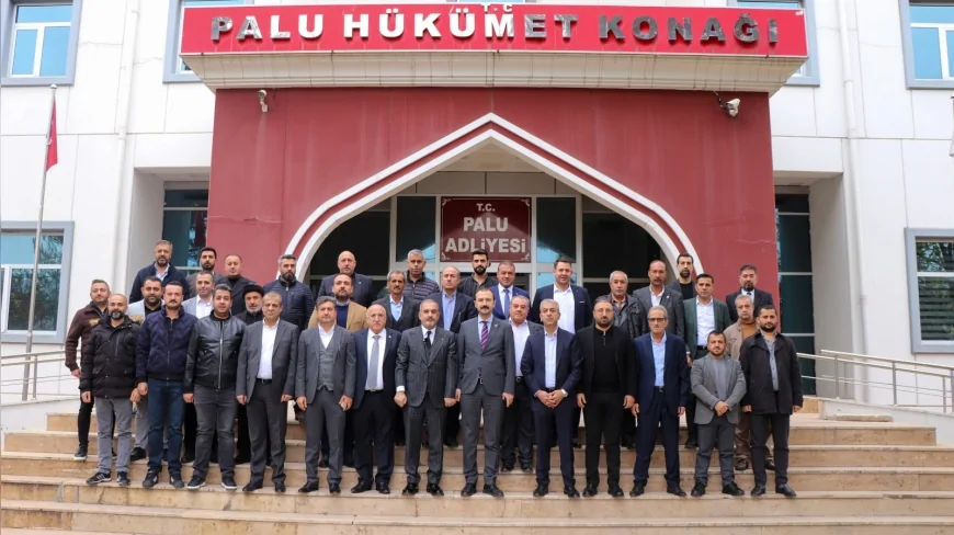 Elazığ TSO Başkanı İdris Alan’ın Palu Ziyaretinde İlçe Halkından Yoğun İlgi ve Coşkulu Karşılama
