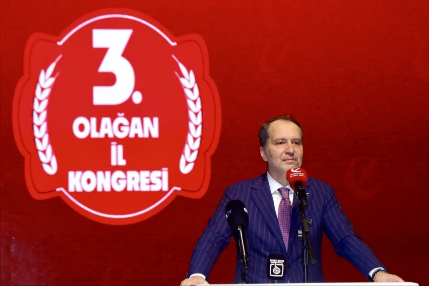 Yeniden Refah Partisi Genel Başkanı Fatih Erbakan: “İmralı ziyareti dayatmadır TBMM’nin Abdullah Öcalan’ın ayağına götürülmesini yanlış buluyoruz”