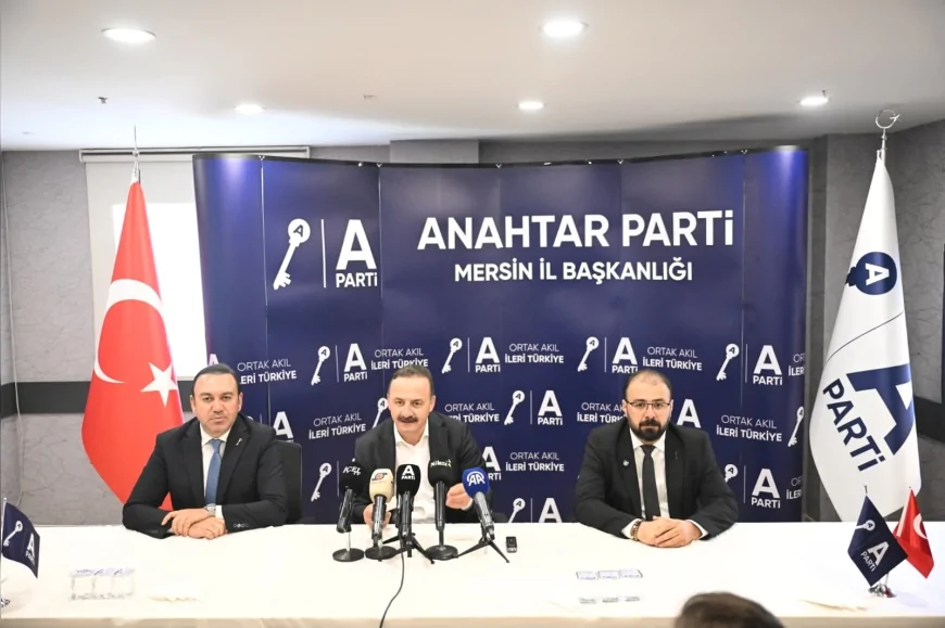 Anahtar Parti Genel Başkanı Yavuz Ağıralioğlu Mersin’de: “Doğru desteklense Mersin memleketin gıda ambarıdır”